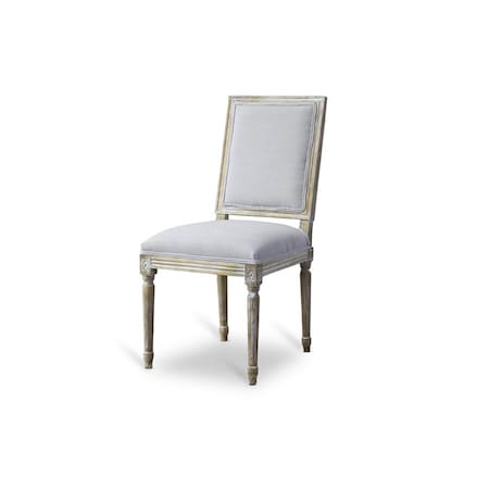 Baxton Studio Clairette Wood Traditional French Accent Chair 110-6012